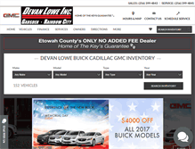 Tablet Screenshot of devanloweinc.com